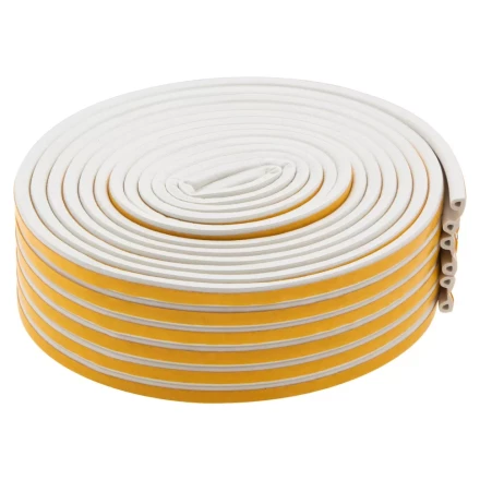 Уплотнитель резиновый, 24 м, профиль "P", белый Сибртех 88901 купить в Когалыме