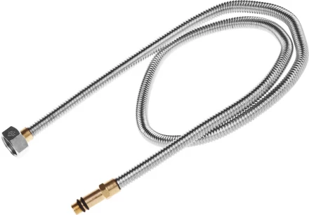 Подводка ЗУБР "ЭКСПЕРТ" сильфонная из нержавеющей стали, для смесителя, удлиненная, г/ш (гайка-штуцер), 1/2", 1,0м 51013-100 купить в Когалыме