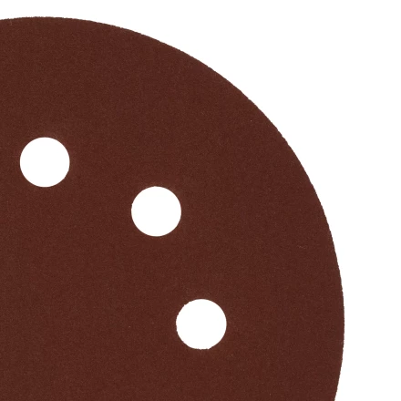Круг абразивный на ворсовой подложке под "липучку", перфорированный, P 280, 125 мм, 5 шт Сибртех 738127 купить в Когалыме