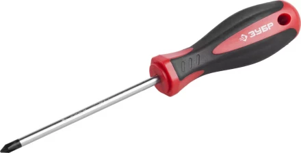 Отвертка ЗУБР "МАСТЕР", Cr-v, эргономичная двухкомпонентная рукоятка, PH1x100мм 25062-1-100_z03 купить в Когалыме