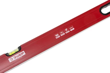 Уровень ЗУБР "МАСТЕР" "УС - 5" коробчатый усиленный, фрезерованный, 3 глазка, крашенный, с ручками, 150см 34585-150 купить в Когалыме