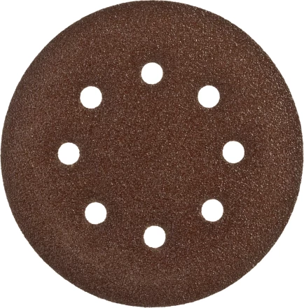 Круг шлифовальный ЗУБР "СТАНДАРТ" из абразивной бумаги на велкро основе, 6 отв., Р60, 150мм, 5шт 35350-150-060 купить в Когалыме
