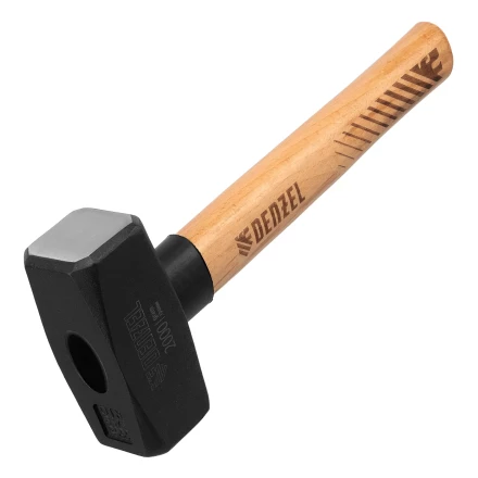 Кувалда, 2000 г Denzel, кованая головка, буковая рукоятка 11021 купить в Когалыме