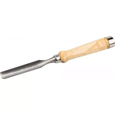 Стамеска-долото ЗУБР "ЭКСПЕРТ" полукруглая с деревянной ручкой, хромованадиевая сталь, 20мм 1822-20_z01 купить в Когалыме