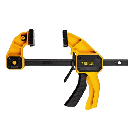 Струбцина F-образная Denzel, быстрозажимная, 150 х 80 мм, усиленный нейлоновый корпус 20505 купить в Когалыме