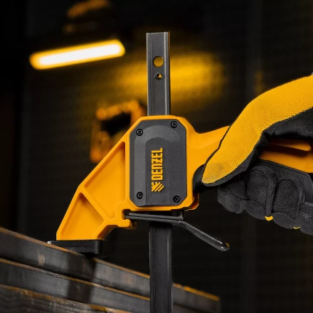 Струбцина F-образная Denzel, быстрозажимная, 150 х 80 мм, усиленный нейлоновый корпус 20505 купить в Когалыме