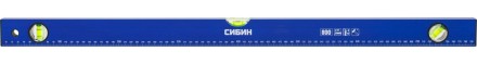 Уровень СИБИН коробчатый, 3 противоударных ампулы, измерительная линейка, 80см 34605-080 купить в Когалыме