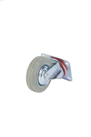 Колесо поворотное серая резина SC 42 f 100 мм 1027201 купить в Когалыме