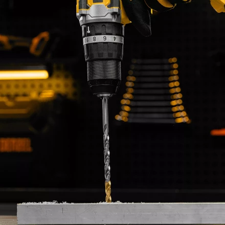 Сверло спиральное по металлу Denzel, 7,5 х 156 мм, Р6М5, Golden Tip, удлиненное, 718259 купить в Когалыме