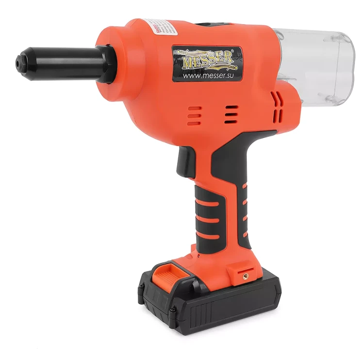 Аккумуляторный вытяжной заклепочник MESSER M1000 (18В;  Li-Ion 2Ач х 2; 3,2 - 6,4) купить в Когалыме