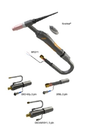 Горелка TIG TS 26V М12х1 8метров IOC9306 Сварог купить в Когалыме