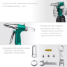 Заклепочник пневматический KRAFTOOL, корпус из алюминия, для заклепок из нержавеющей стали, 2,4-3,2-4-4,8мм 31184 купить в Когалыме
