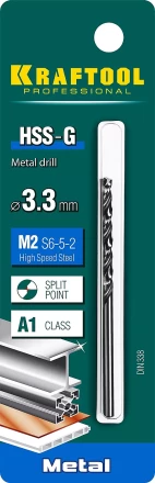 Сверла по металлу HSS-G Оберон 29651-3.3 купить в Когалыме