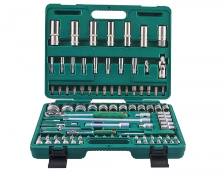 Набор головок торцевых 1/2"DR 10-32мм 1/4"DR 4-14мм 94предмета Jonnesway S04Н52494S 47400 купить в Когалыме