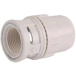 Муфта ЗУБР "ШиреФит" соединительная, "штуцер с гайкой - внутренняя резьба", 32мм-1" 51462-32-1