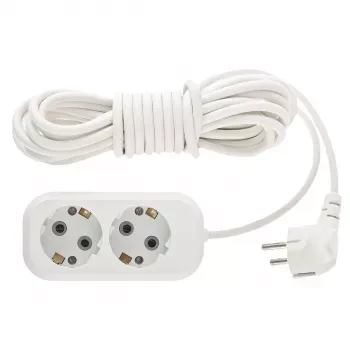 Удлинитель бытовой серия УХз-10-205, с заземлением, 5м, 2 роз., 10А Stern 95762 купить в Когалыме