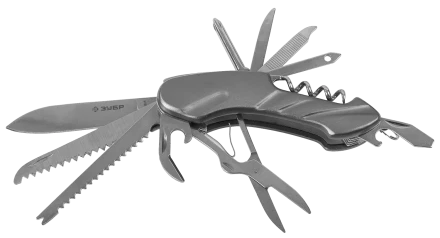 Нож складной многофункциональный 12в1 рукоятка 90 мм ЗУБР МАСТЕР 47781 купить в Когалыме