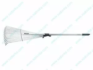 Грабли веерные 15-зубые алюминиевый  черенок 1600 мм раздвижные  PALISAD 61756 купить в Когалыме