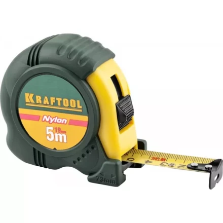 Рулетка KRAFTOOL "EXPERT" с нейлоновым покрытием, обрезин корпус, 5/19мм 34122-05-19_z01 купить в Когалыме