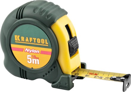 Рулетка KRAFTOOL &quot;EXPERT&quot; с нейлоновым покрытием, обрезин корпус, 5/19мм 34122-05-19_z01 купить в Когалыме