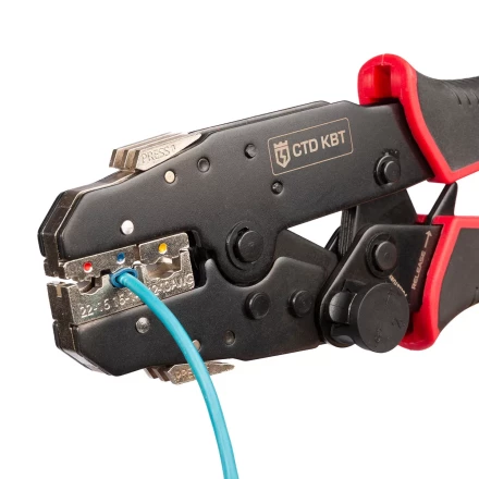 Пресс-клещи КВТ CTD+5 с механизмом быстрой смены матриц: комплект из 5 шт. для опрессовки (набор) (101859) купить в Когалыме