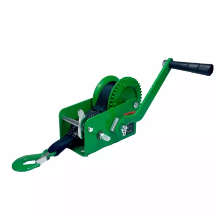 Лебедка ручная барабанная HITCH HW 900 900 кг лента 10 м (SZ073177) купить в Когалыме