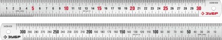 ЗУБР Про-30, длина 0.30 м, усиленная нержавеющая линейка, Профессионал (34280-030) купить в Когалыме