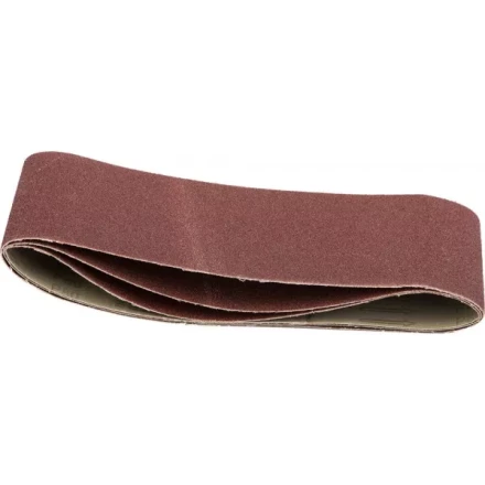 Лента STAYER "MASTER" шлифовальная универсальная бесконечная на тканевой основе, для ЛШМ, P80, 100х610мм, 3шт 35443-080 купить в Когалыме