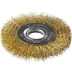 ЗУБР "ПРОФЕССИОНАЛ". Щетка дисковая для УШМ, витая стальная латунированная проволока 0,3мм, 100х22мм 35187-100_z01 купить в Когалыме
