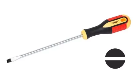 Отвертка шлиц. 1,6х8,0х200мм,трехкомп рук. 19618 купить в Когалыме