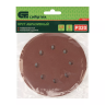 Круг абразивный на ворсовой подложке под "липучку", перфорированный, P 320, 125 мм, 5 шт Сибртех 738137 купить в Когалыме