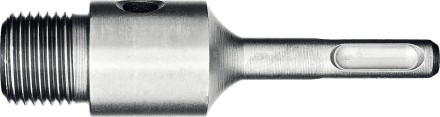 Державка ЗУБР &quot;МАСТЕР&quot; для бур. коронки с хвостовиком SDS Plus. L-100мм,резьба М22,конусное крепление центрир сверла 29187-100 купить в Когалыме
