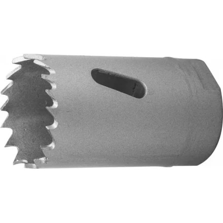 Коронка ЗУБР "ЭКСПЕРТ" биметаллическая, быстрорежущая сталь, глубина сверления до 38мм, d-32мм 29531-032_z01 купить в Когалыме