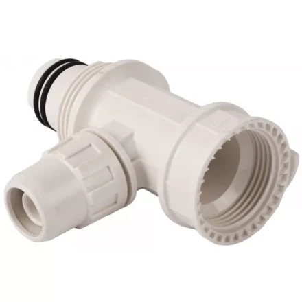 Коллектор ЗУБР "ШиреФит" сборный "внутренняя резьба - штуцер с гайкой - штуцер с гайкой", 20мм-16мм-20мм 51516-20-16-20 купить в Когалыме