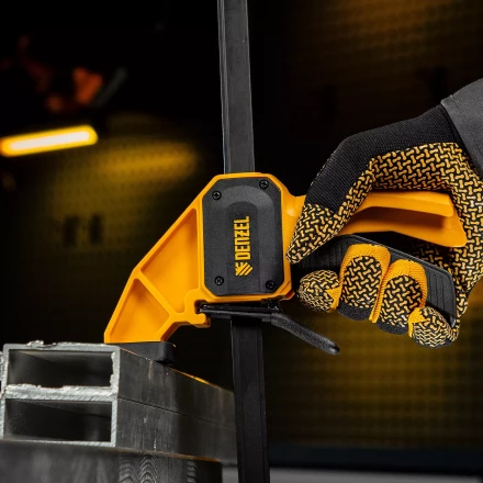 Струбцина F-образная Denzel, быстрозажимная, 300 х 80 мм, усиленный нейлоновый корпус, 20506 купить в Когалыме