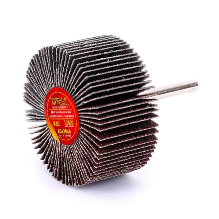 Круг MESSER шлифовальный лепестковый с оправкой (на шпильке) 60х30х6  #60 купить в Когалыме