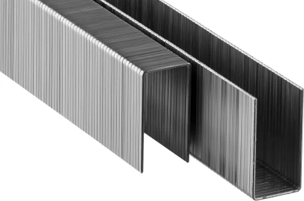 Скобы тип 53F, 22 мм, особотвердые, ЗУБР "ПРОФЕССИОНАЛ" 31950-22, 5000 шт 31950-22 купить в Когалыме