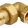 Соединитель GENERAL FITTINGS угловой с накидной гайкой, латунь, г/ш, 1/2" 51035-G/S-1/2 купить в Когалыме