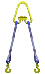 Строп текстильный двухветвевой 2СТ 1.25 т L=2.5 м SF6 30 мм Звено РТ-3