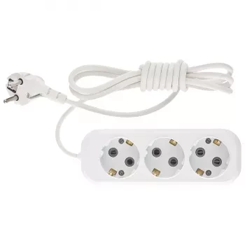 Удлинитель бытовой серия УХз-10-302, с заземлением, 2м, 3 розетки, 10A  Stern 95765 купить в Когалыме