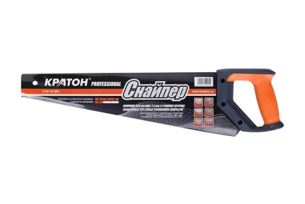 Ножовка Кратон PROFESSIONAL 450мм шаг 2,5мм 3-гран. зуб. ТВЧ 2 03 12 001 купить в Когалыме