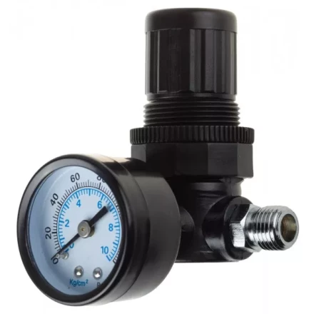 Манометр KRAFTOOL &quot;INDUSTRIE&quot; с регулятором подачи воздуха, 1/4&quot;, максимальное давление 10 атмосфер 6503 купить в Когалыме