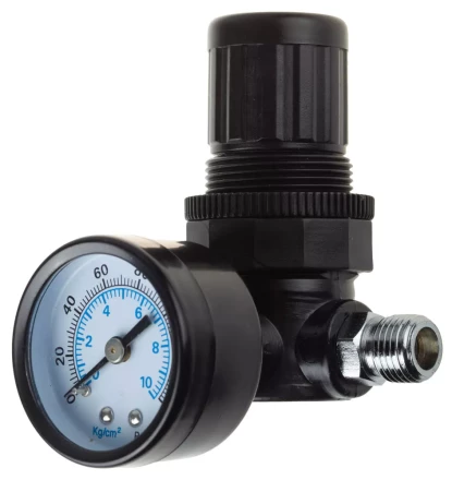 Манометр KRAFTOOL &quot;INDUSTRIE&quot; с регулятором подачи воздуха, 1/4&quot;, максимальное давление 10 атмосфер 6503 купить в Когалыме