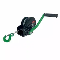 Лебедка ручная барабанная с тормозом HITCH HWB 1100 1100 кг канат 10 м (SZ073178)