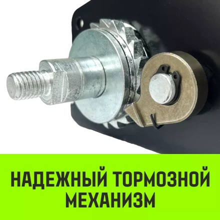 Лебедка ручная барабанная с тормозом HITCH HWB 1100 1100 кг канат 10 м (SZ073178) купить в Когалыме