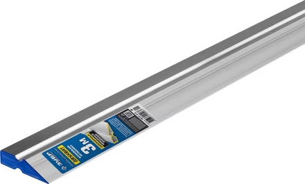 Правило ЗУБР алюминиевое, профиль "ДВУХВАТ" с ребром жесткости, 3м 10721-3.0 купить в Когалыме