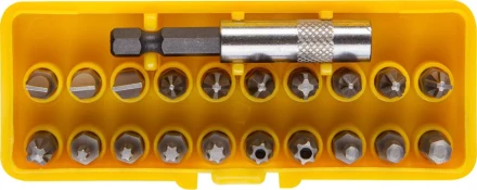 Набор STAYER Биты "MASTER" POCKET с адаптером в пластмассовом боксе, 21 предмет 2-26087-H21 купить в Когалыме