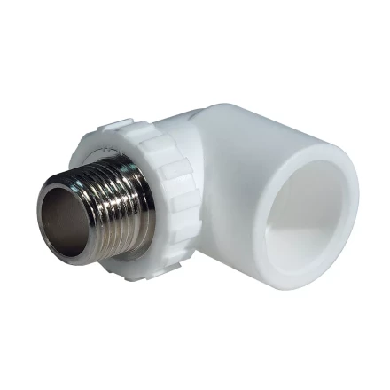 Уголок комб. PP-R НР 20мм х 1/2 белый (50/200) 45380 купить в Когалыме