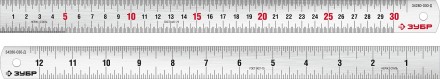 ЗУБР Про-30Д, длина 0.30 м, усиленная нержавеющая линейка, Профессионал (34280-030-Д) купить в Когалыме