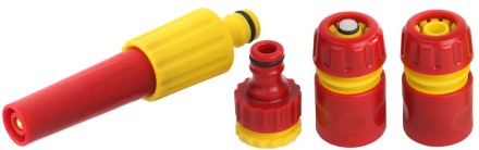 Набор GRINDA &quot;CLASSIC Quick-Connection System&quot; поливочный пластиковый: наконечник регулир,2 соединителя, адаптер внешний 8-427286_z01 купить в Когалыме